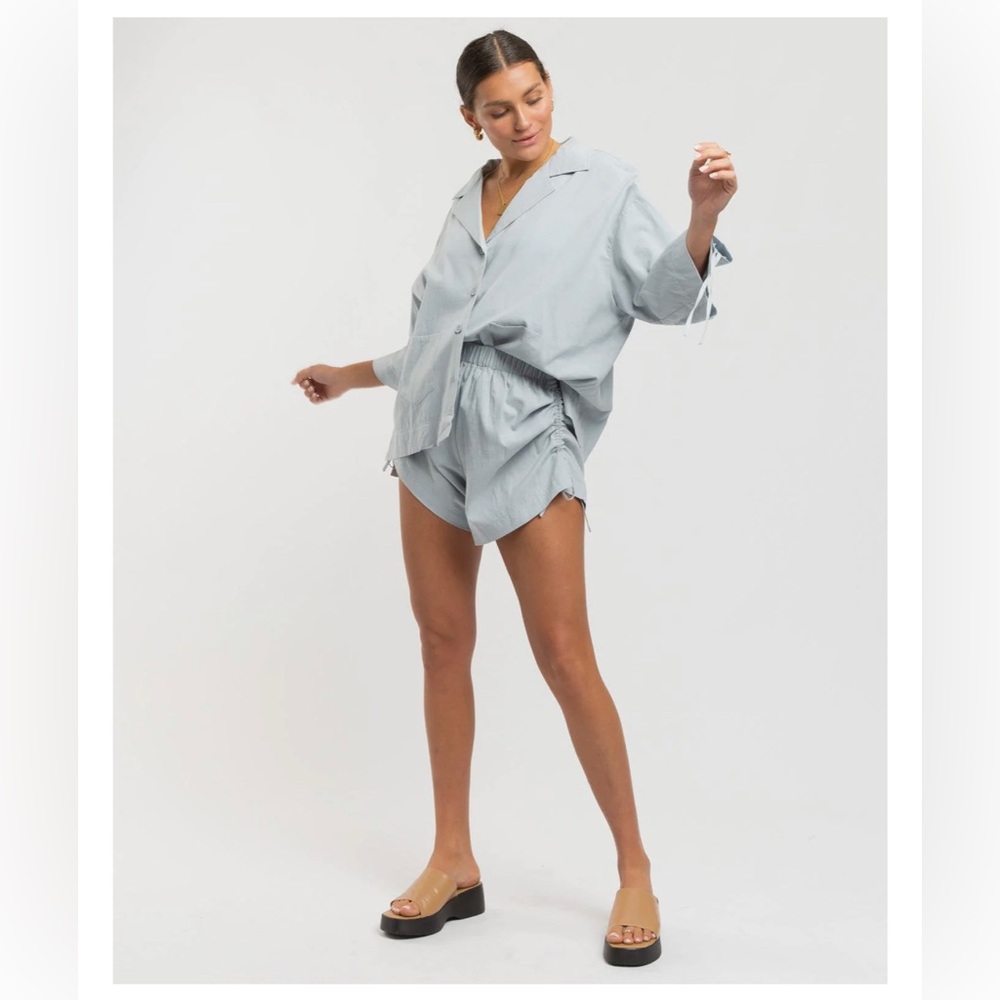 Cosmos Drawstring set // Blue XS